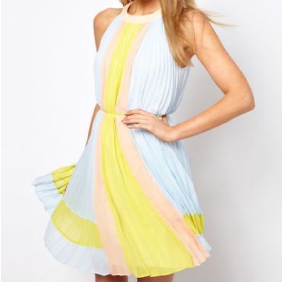 pleated ted baker dress